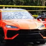 Así fue como quedó el Lamborghini baleado visto desde adentro