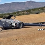 SE DESPLOMA UN HELICÓPTERO.